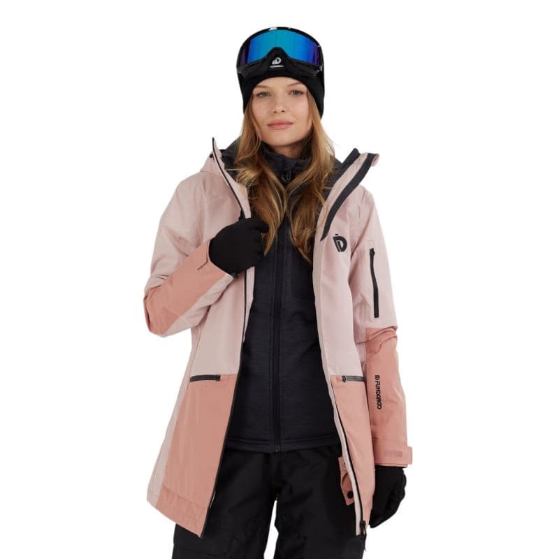 Dámska lyžiarska bunda FUNDANGO Nashua ECO 3L Allmountain Jacket-385- mauve 2