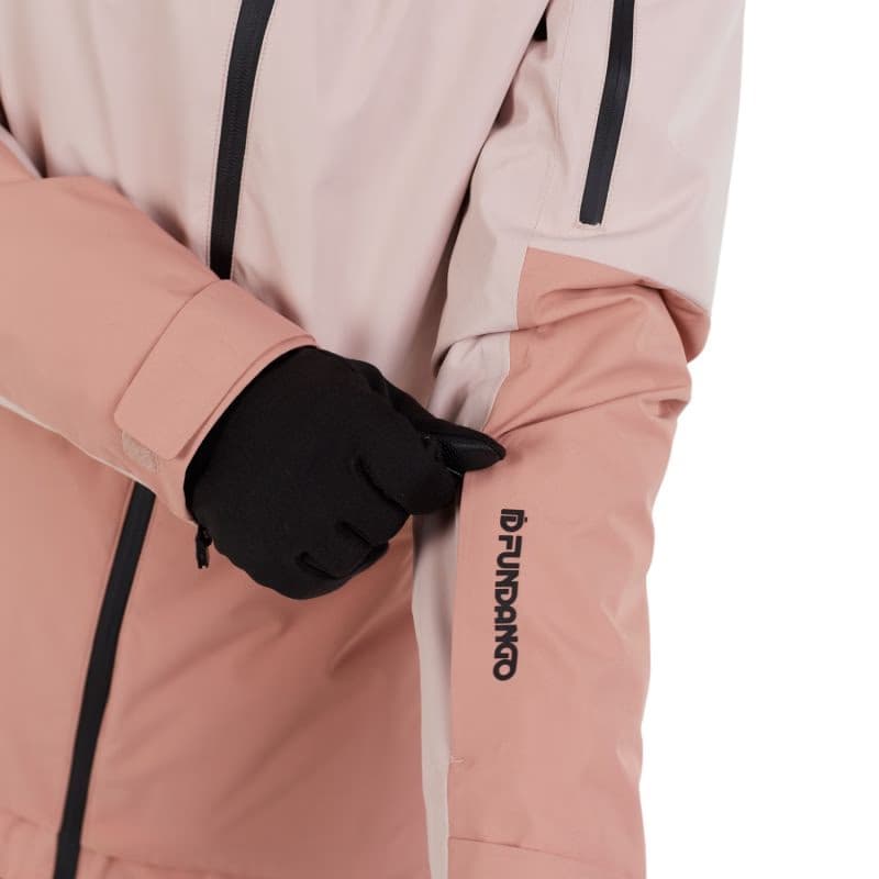 Dámska lyžiarska bunda FUNDANGO Nashua ECO 3L Allmountain Jacket-385- mauve 6