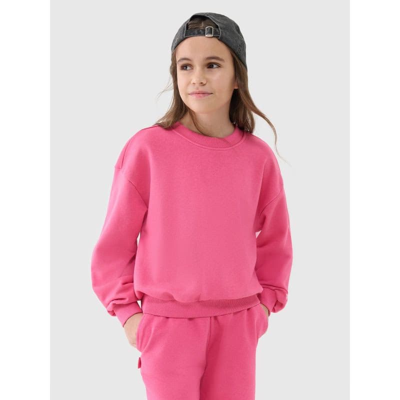 Dievčenská mikina 4F JUNIOR SWEATSHIRT F1479-54S-PINK 2