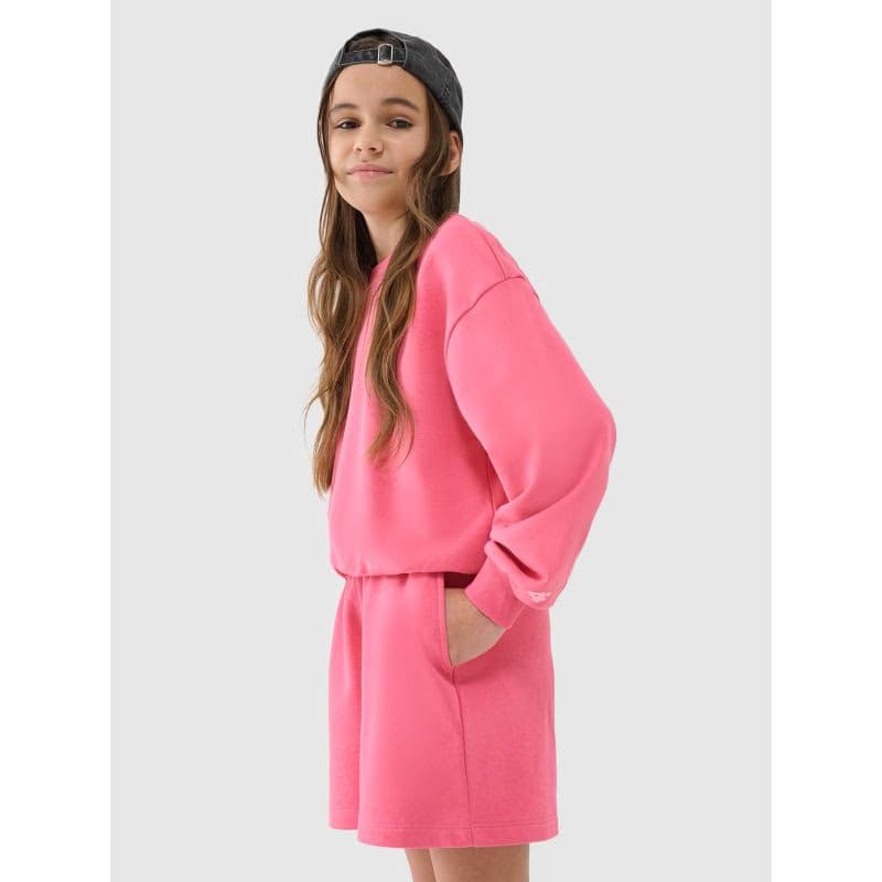 Dievčenská mikina 4F JUNIOR SWEATSHIRT F1479-54S-PINK 3