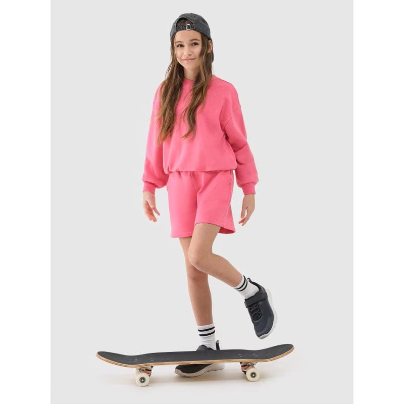 Dievčenská mikina 4F JUNIOR SWEATSHIRT F1479-54S-PINK 5