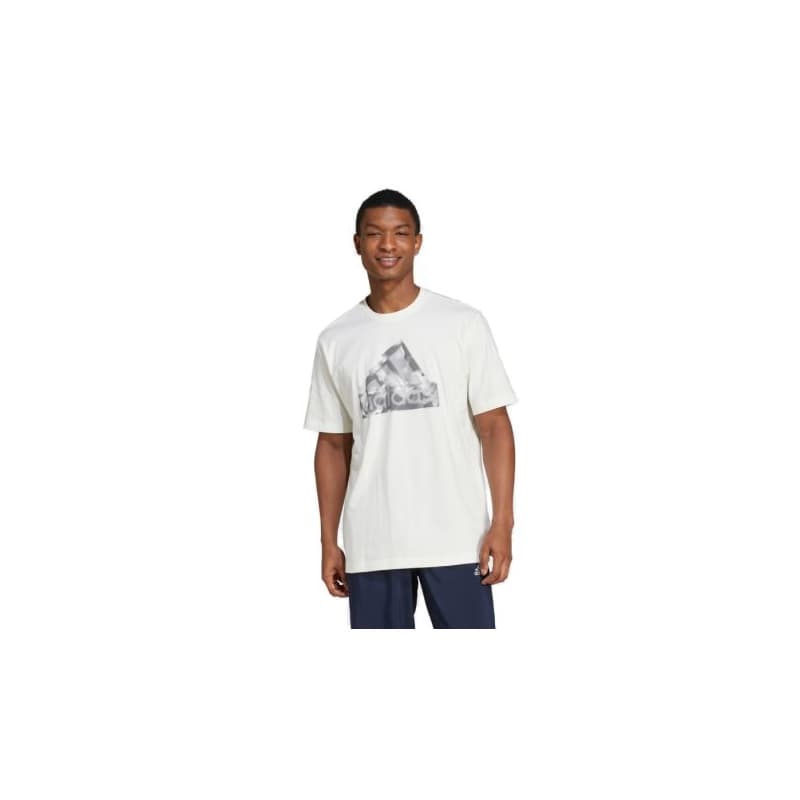 Pánske tričko s krátkym rukávom ADIDAS M FI LOGO T-IW2653-Beige