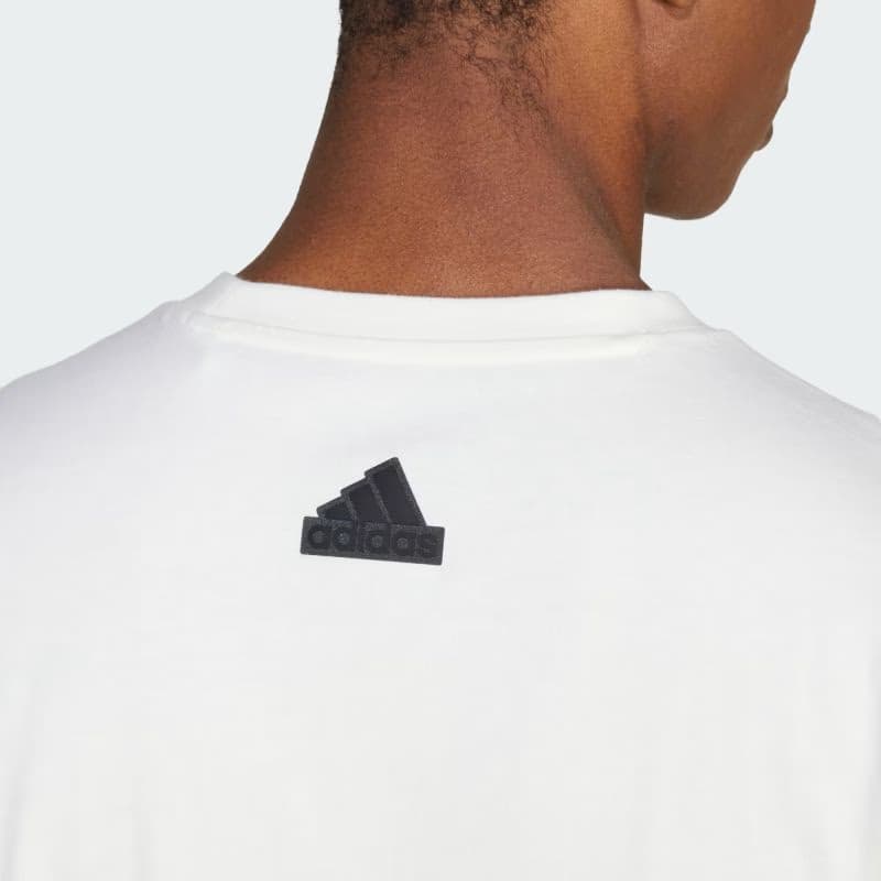 Pánske tričko s krátkym rukávom ADIDAS M FI LOGO T-IW2653-Beige 6