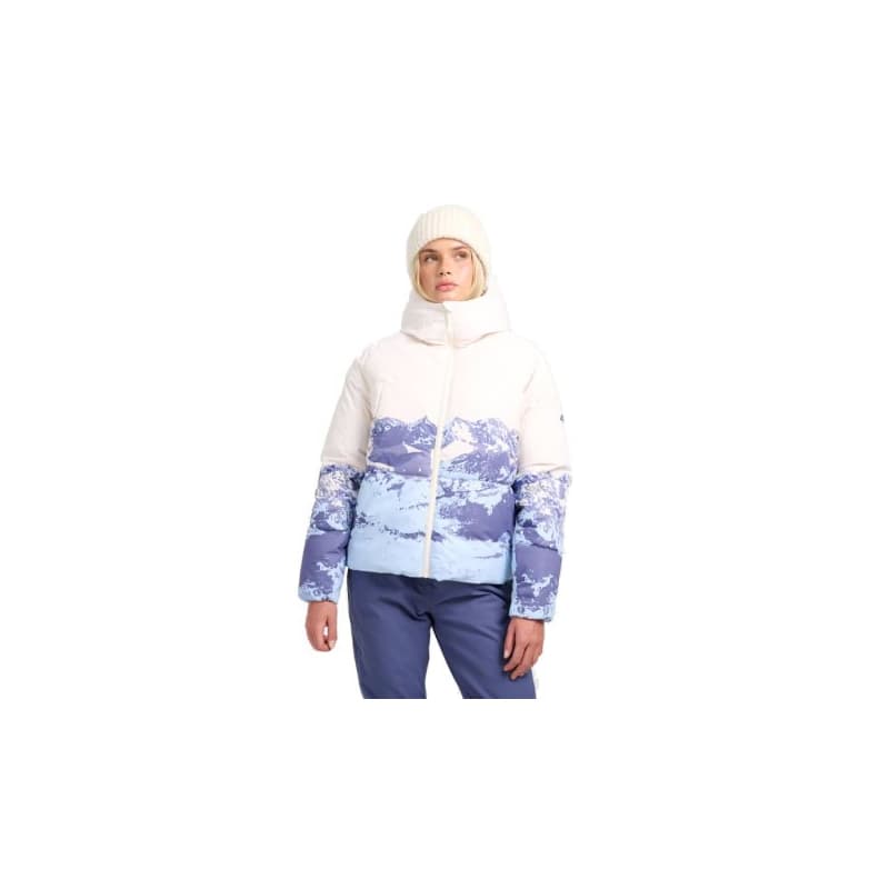 Dámska lyžiarska bunda 4F TECHNICAL JACKET F0808-WAW25TTJAF0808-34A-LIGHT BLUE ALLOVER