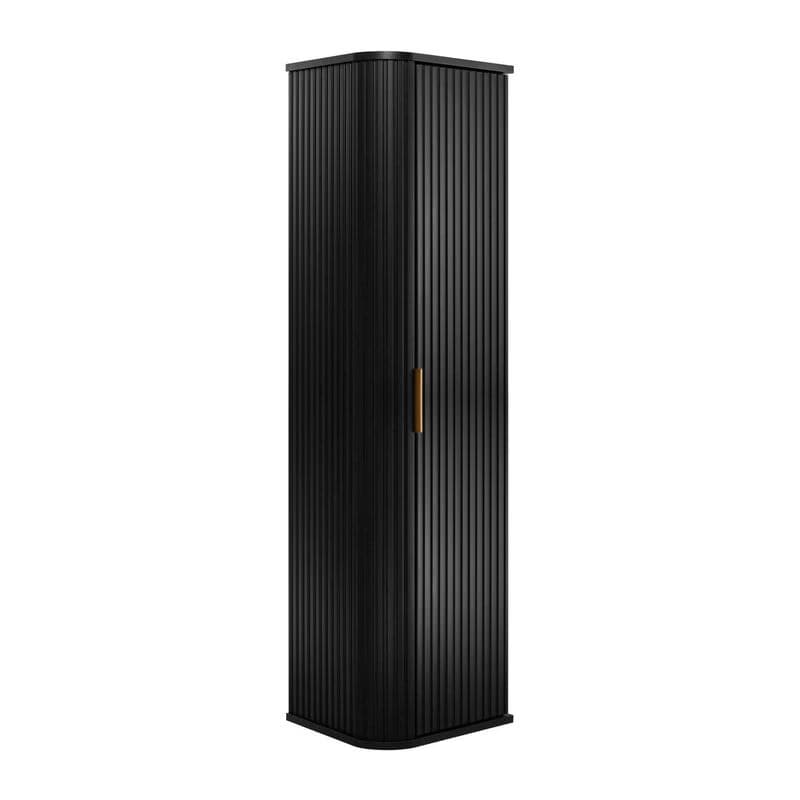 Elvisia Vysoká skrinka do kúpeľne ELEGANCE 139 Black 1