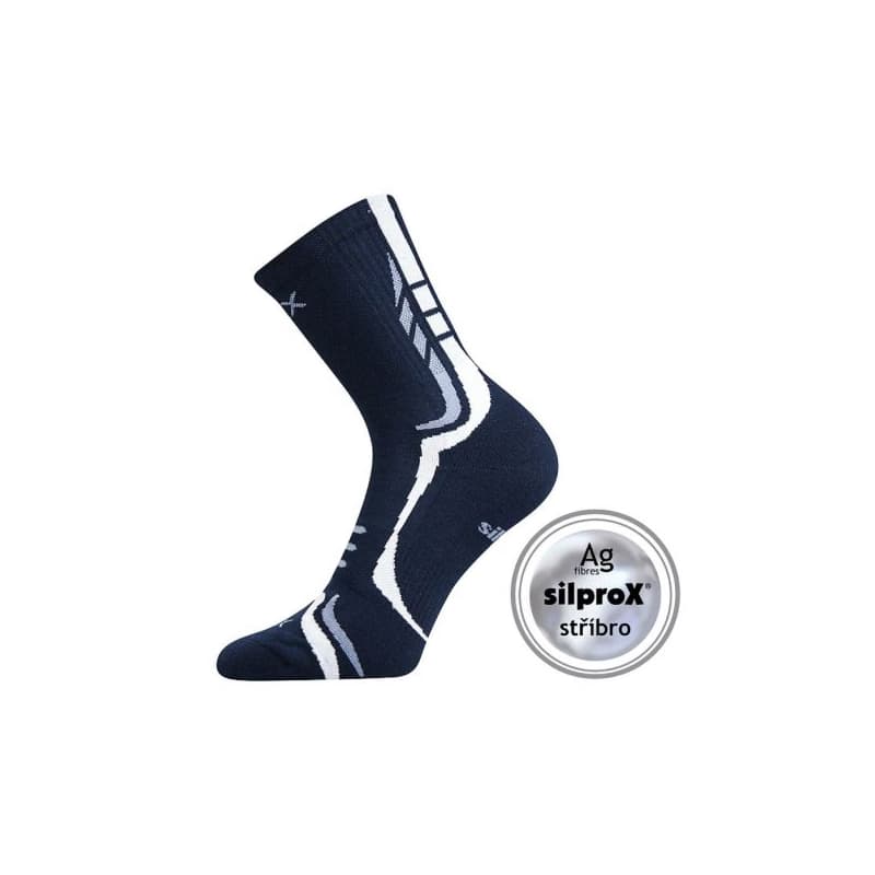 Pánske turistické ponožky VOXX THORX DARK BLUE 1