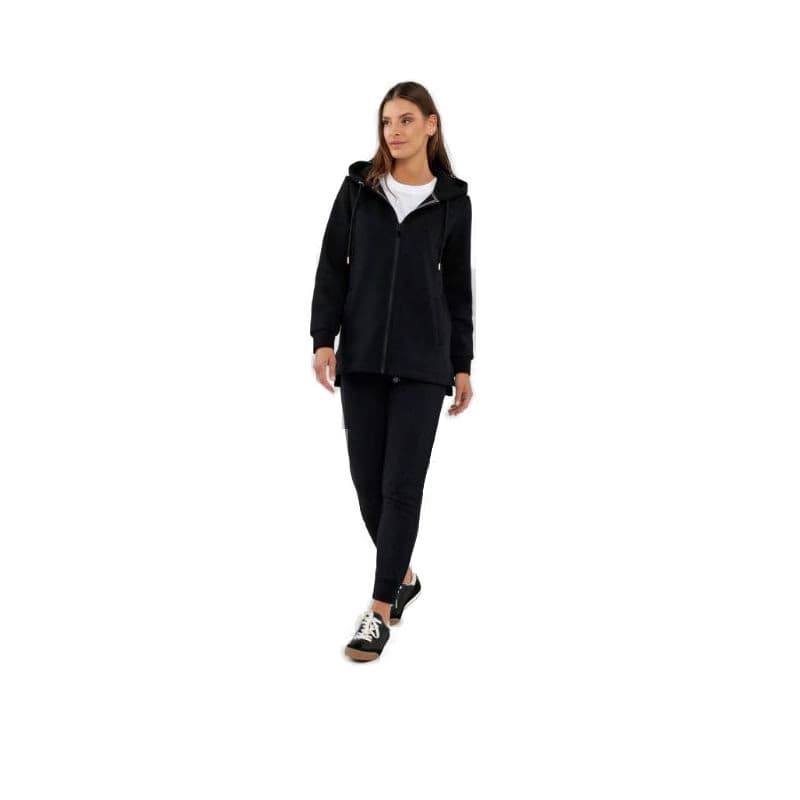 Dámska zateplená mikina so zipsom VOLCANO B-FLOFI-700-BLACK 3