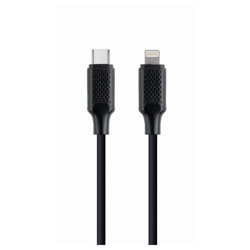GEMBIRD Kábel USB 2.0 Type-C na Ligtning (CM/8pinM), 1, 5m, dátový, čierna 1