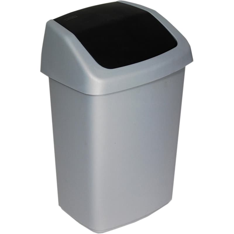 CURVER Odpadkový kôš SWING BIN 10L | sivá 1
