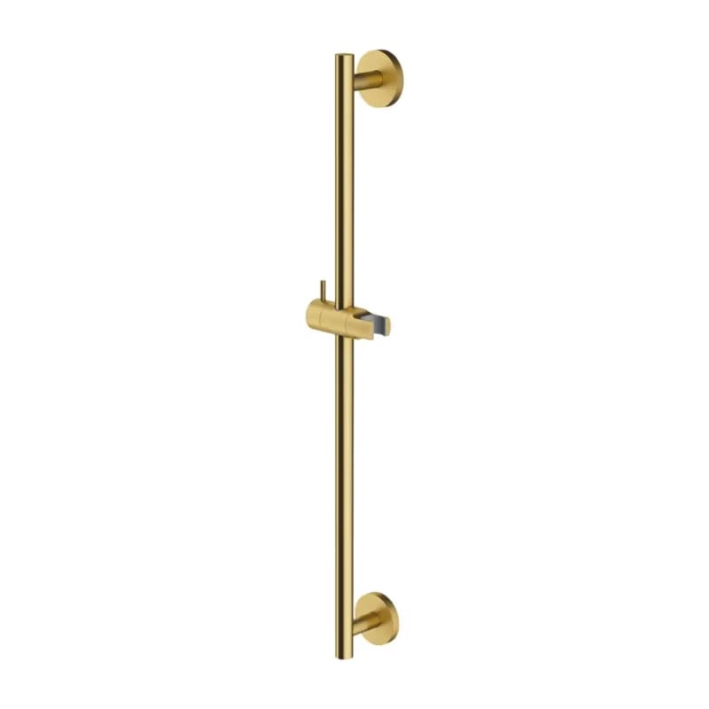 OMNIRES - Sprchová tyč s posuvným držiakom, 66 cm, brúsené zlato DR12GLB 2