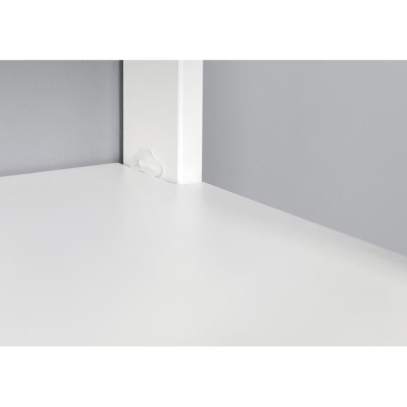 AQUALINE - ETIDE policový regál 36x86x36 cm, biela mat ET086 4