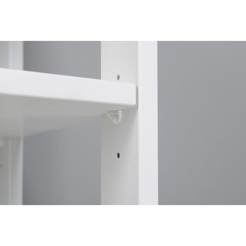 AQUALINE - ETIDE policový regál 36x86x36 cm, biela mat ET086 5