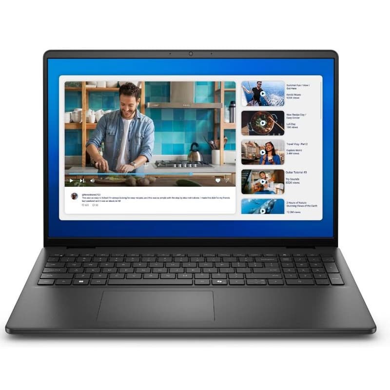Dell 16/DC16250/5-120U/16"/WUXGA/16GB/512GB/Iris Xe/W11P/Black/3R NBD 2