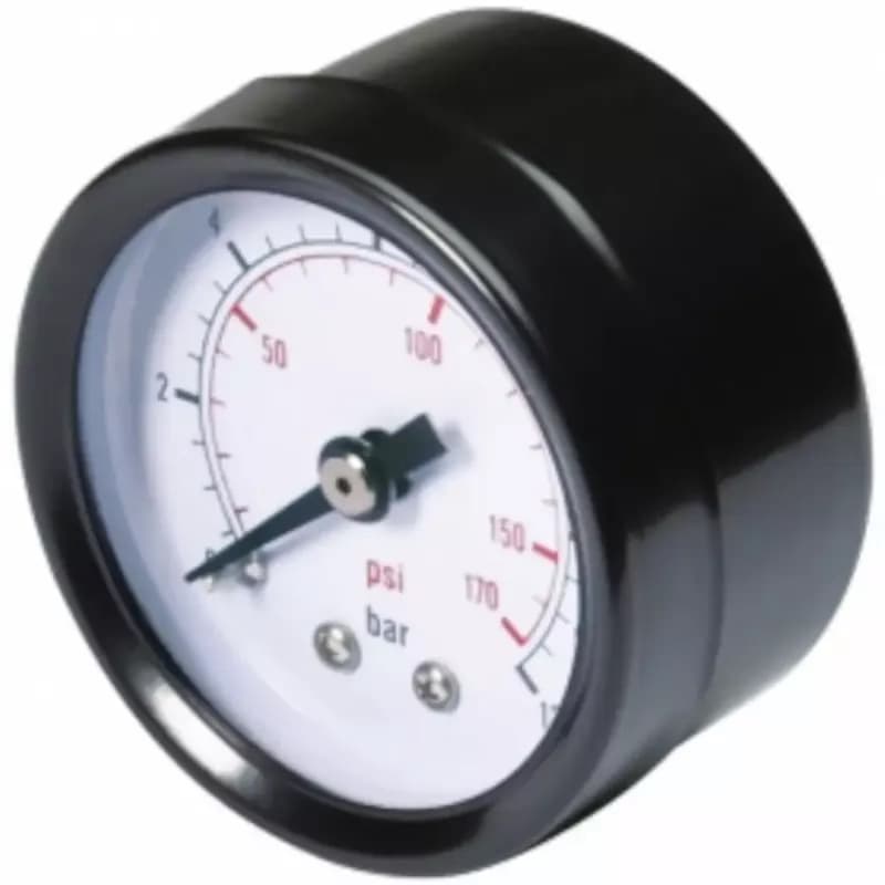 Manometer 10 bar 1/4˝m +1/8˝m FI 40mm 1