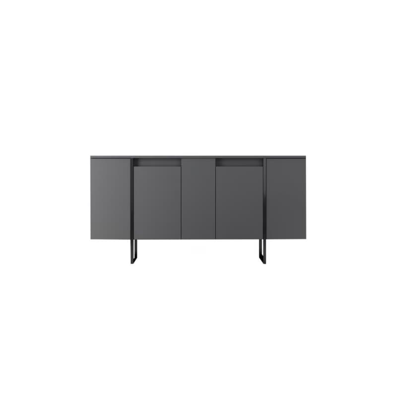 Living Room Furniture Set Luxe - Anthracite, Black 3