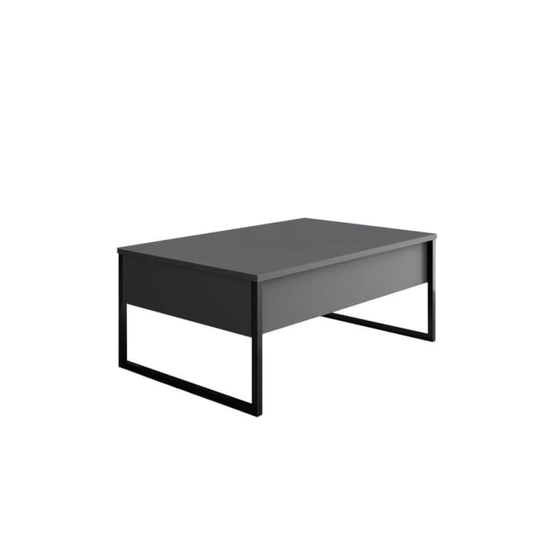 Living Room Furniture Set Luxe - Anthracite, Black 4