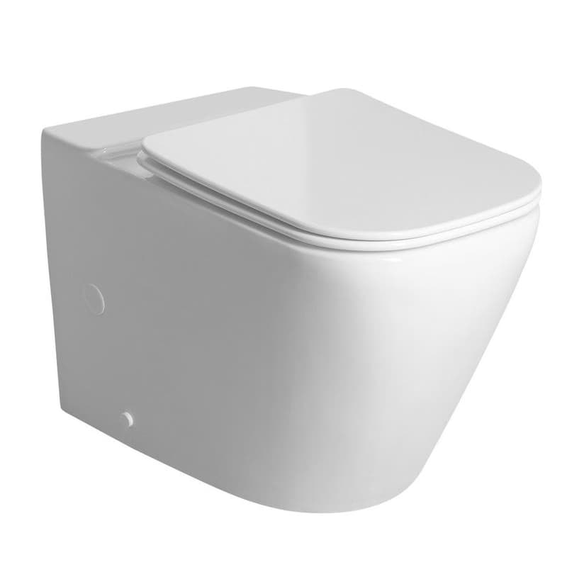 SAPHO - IMALA WC kombi misa, Vortex Rimless, 61x35,5cm, spodný/zadný odpad, biela PC107-111 1