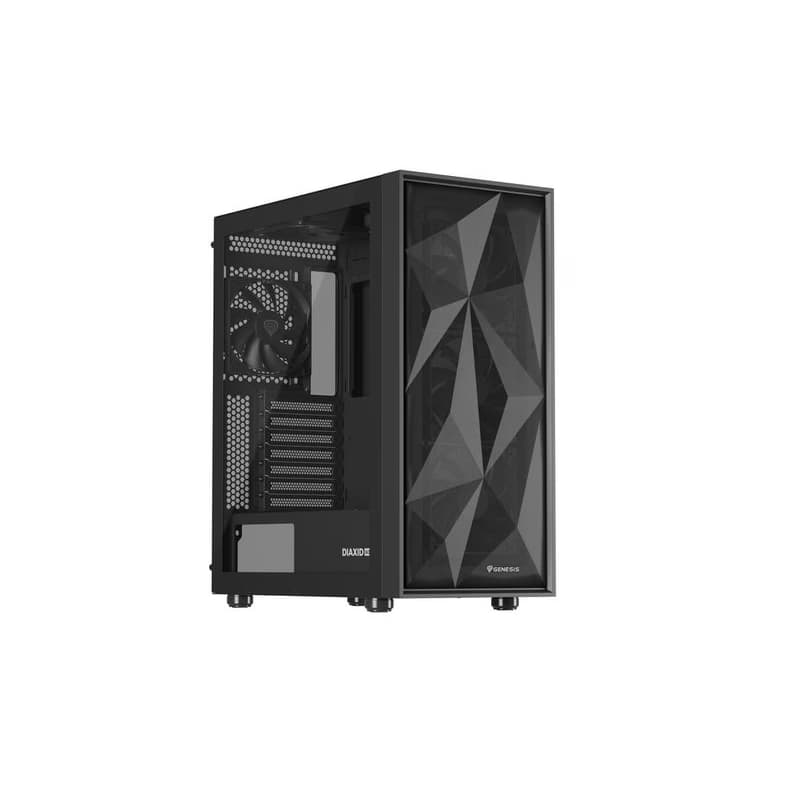Počítačová skriňa Genesis DIAXID 605F/Midi Tower/Transpar./Čierna 2