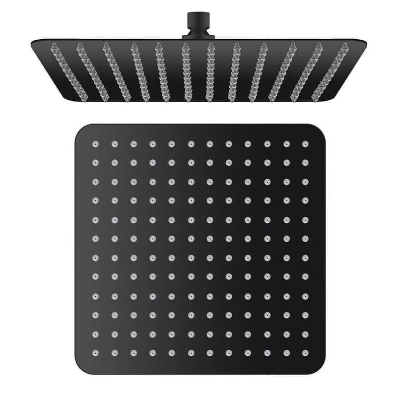 SAPHO - SLIM hlavová sprcha, 300x300, čierna mat SL101 1