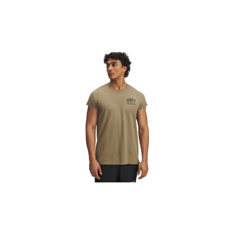 Pánske tričko s krátkym rukávom UNDER ARMOUR PROJECT ROCK Cap Sleeve T-BRN