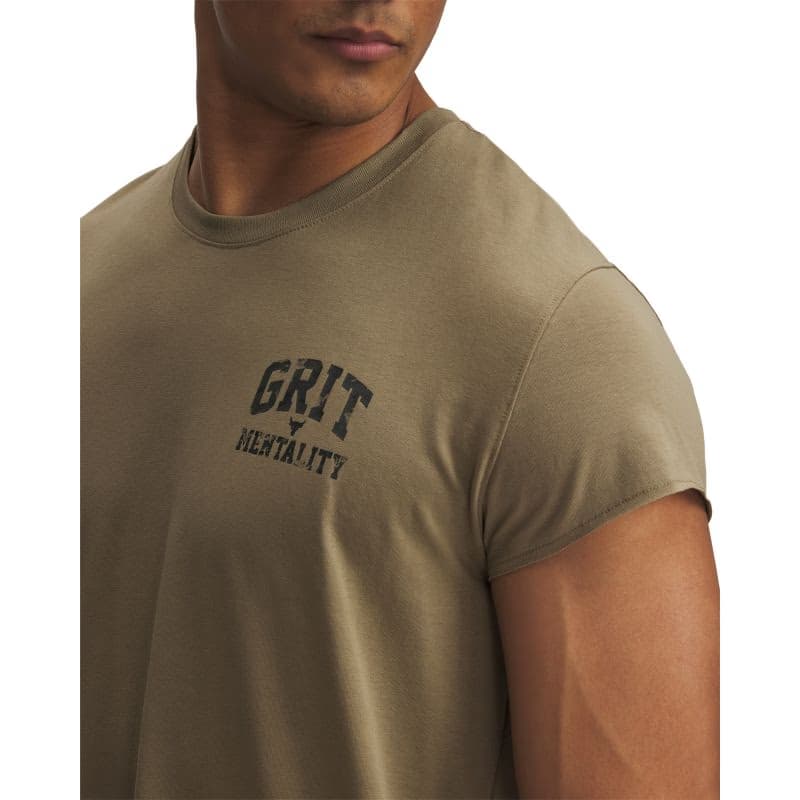 Pánske tričko s krátkym rukávom UNDER ARMOUR PROJECT ROCK Cap Sleeve T-BRN 2