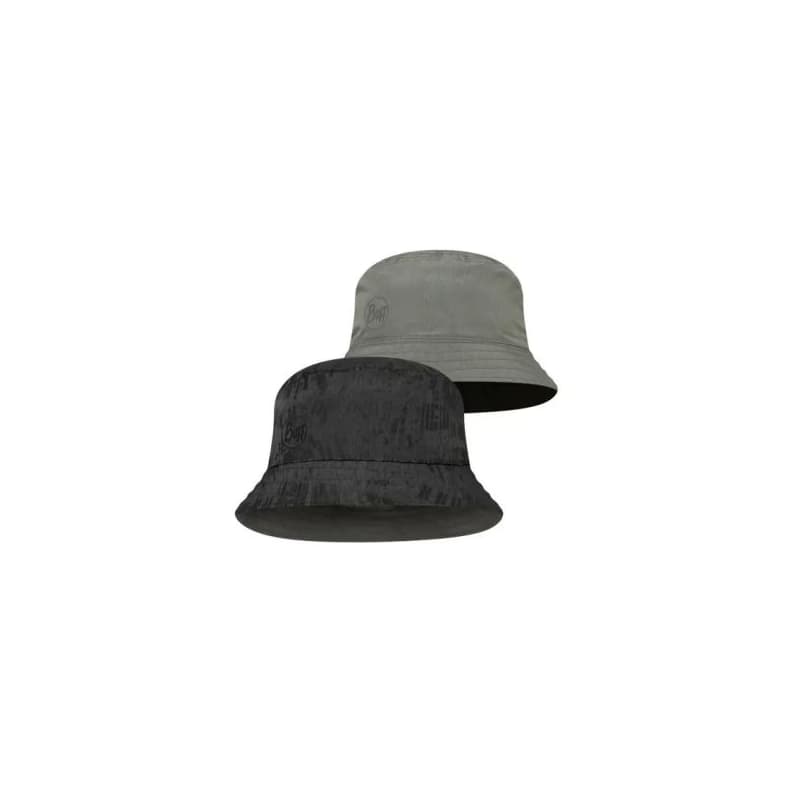 Klobúk BUFF TRAVEL BUCKET HAT GLINE BLACK-GREY 1