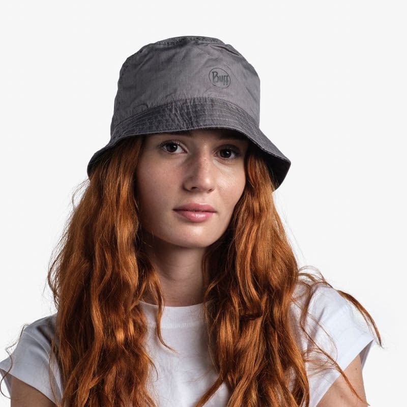 Klobúk BUFF TRAVEL BUCKET HAT GLINE BLACK-GREY 4