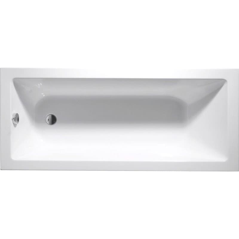 AQUALINE - DOUBRAVA obdĺžniková vaňa 160x70x41cm, biela A1670 1