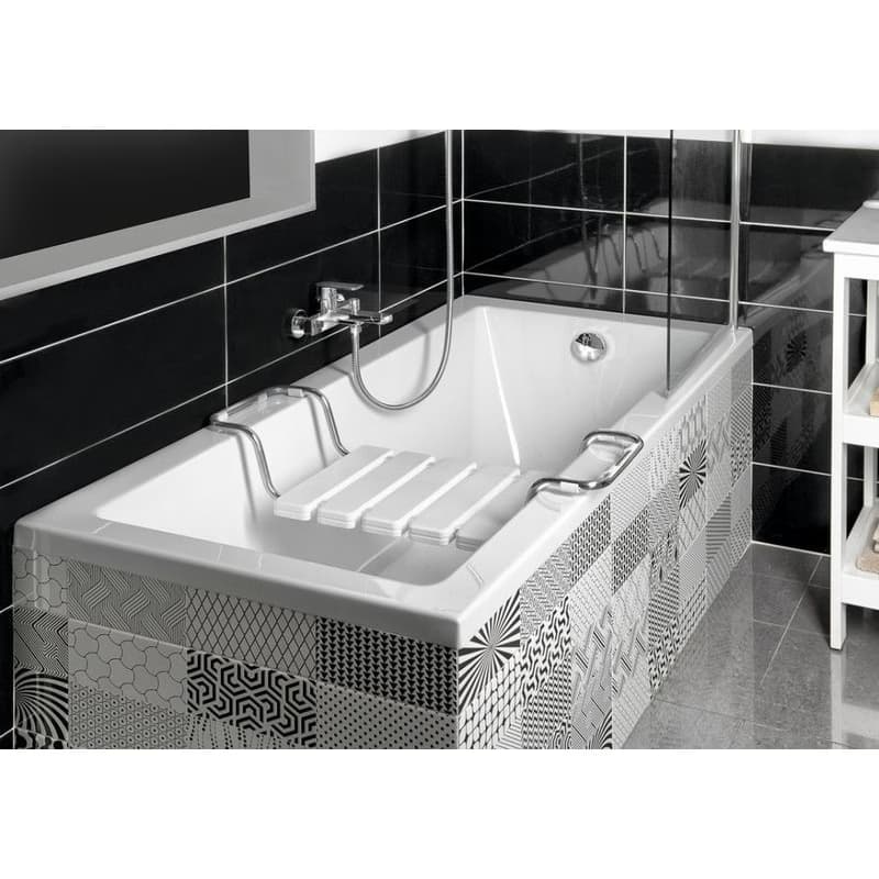 AQUALINE - DOUBRAVA obdĺžniková vaňa 160x70x41cm, biela A1670 3