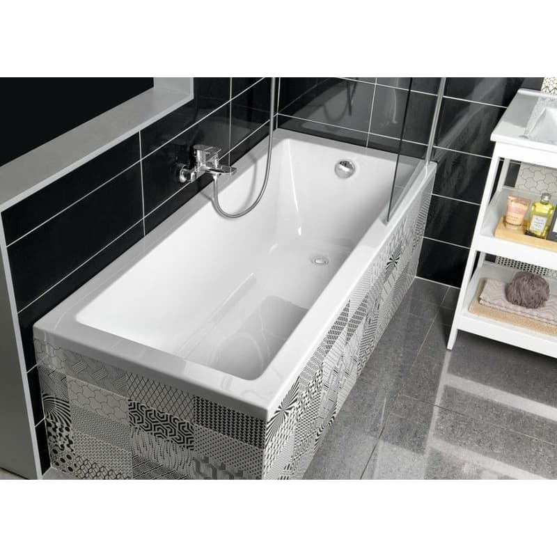 AQUALINE - DOUBRAVA obdĺžniková vaňa 160x70x41cm, biela A1670 4