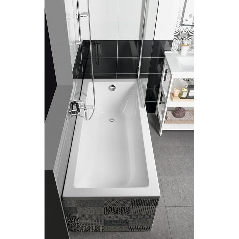 AQUALINE - DOUBRAVA obdĺžniková vaňa 160x70x41cm, biela A1670 5