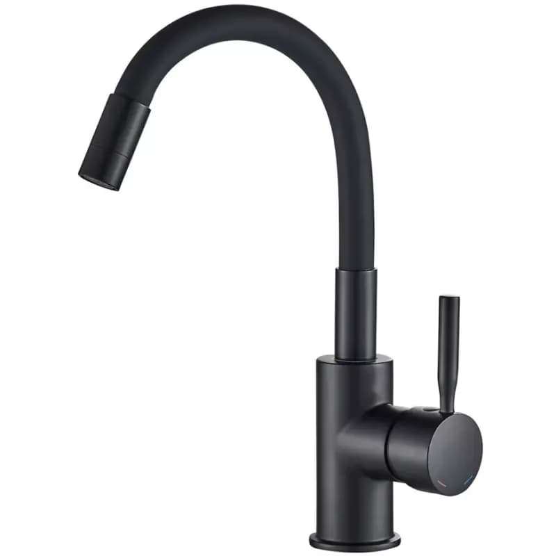 Flexibilná umývadlová a drezová batéria Mini black 1