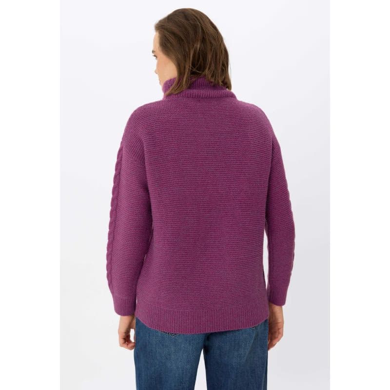 Dámsky sveter VOLCANO S-ESSIE-404M-HEATHER MEL 3