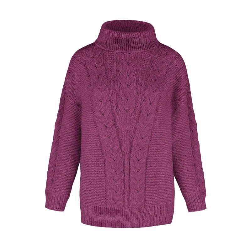 Dámsky sveter VOLCANO S-ESSIE-404M-HEATHER MEL 4