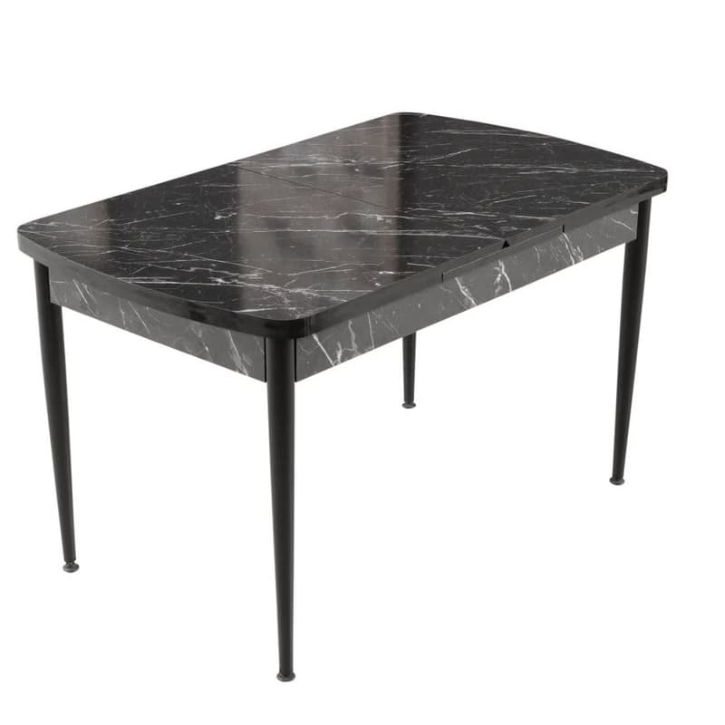 Extendable Dining Table Trend Bendır - Black, White 2