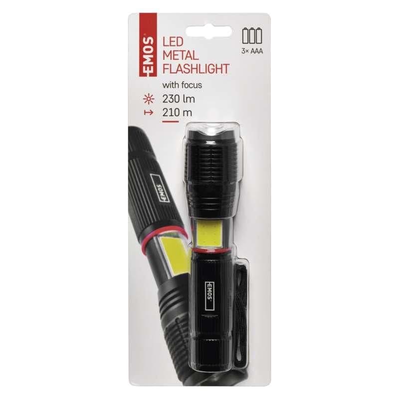 LED svietidlo P3111, 5W 230Lm +3W COB + magnet 4