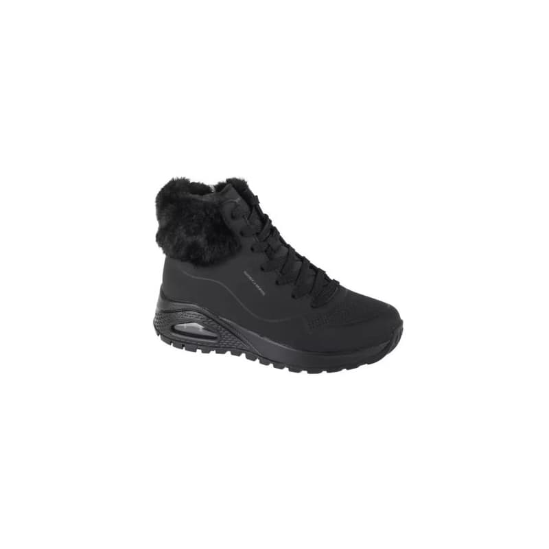 Dámske členkové zimné topánky SKECHERS Uno Rugged Fall Air W black 1