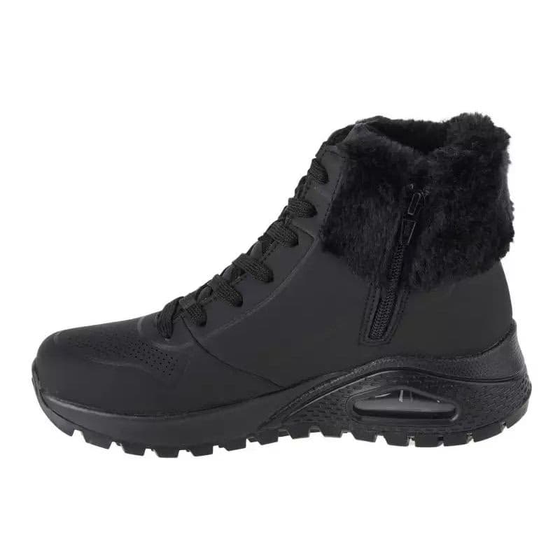 Dámske členkové zimné topánky SKECHERS Uno Rugged Fall Air W black 2