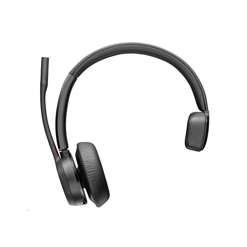 Poly Voyager 4310 bezdrôtová náhlavná súprava, BT700 USB-A adaptér, mono, nabíjací stojan 1