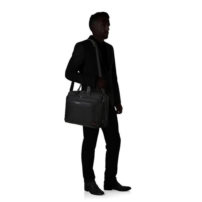 Samsonite PRO-DLX 6 Bailhandle 17.3" EXP Black 6