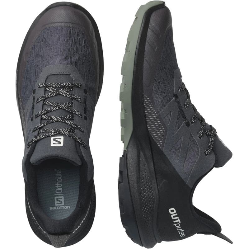 Pánska nízka turistická obuv SALOMON OUTpulse GTX magnet black wrought iron 4