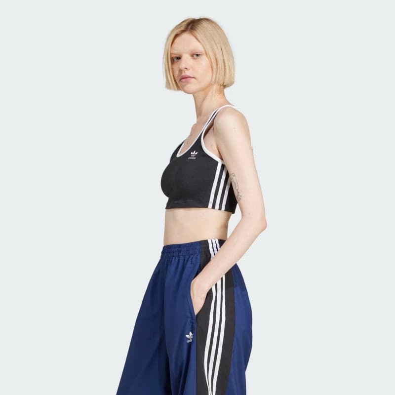 Dámske tielko ADIDAS ORIGINALS 3S BRA TOP-BLACK WHITE 2