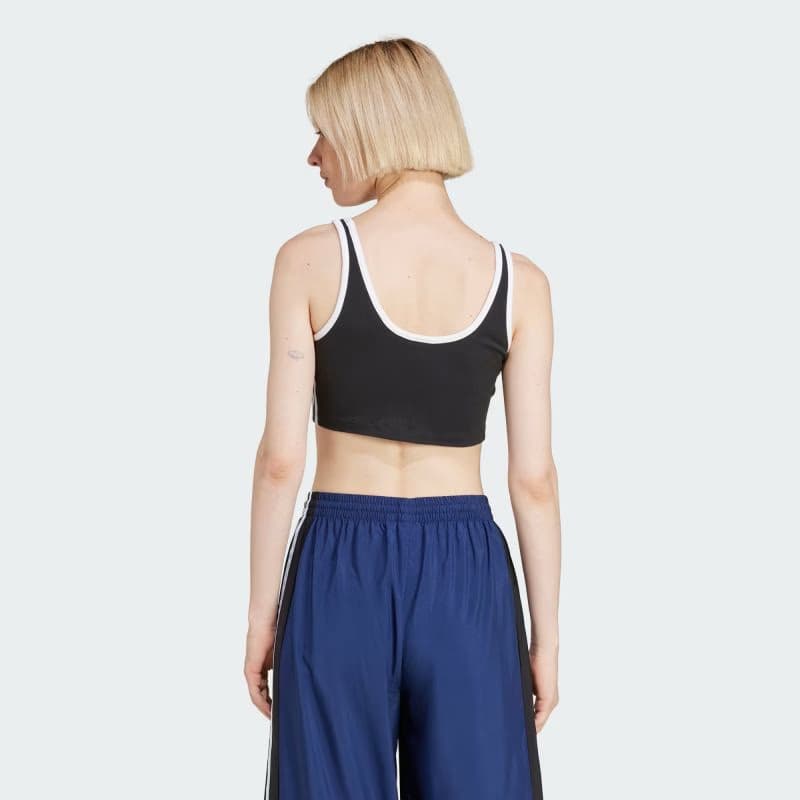 Dámske tielko ADIDAS ORIGINALS 3S BRA TOP-BLACK WHITE 3