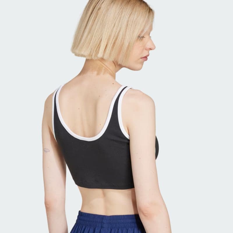 Dámske tielko ADIDAS ORIGINALS 3S BRA TOP-BLACK WHITE 6