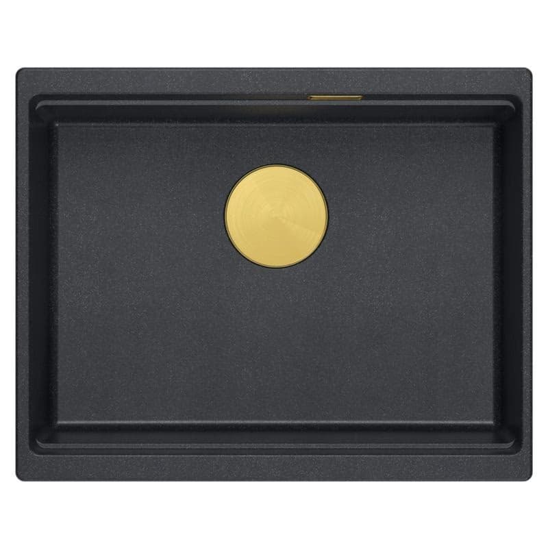 Quadron Quadron - Granitový drez Logan 100 Black Metallic Meď HQJ6045U8_PVDC1_U 6