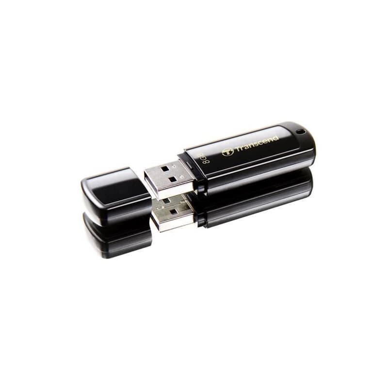 TRANSCEND Flash Disk 8GB JetFlash®350, USB 2.0 (R:13/W:4 MB/s) čierna 1
