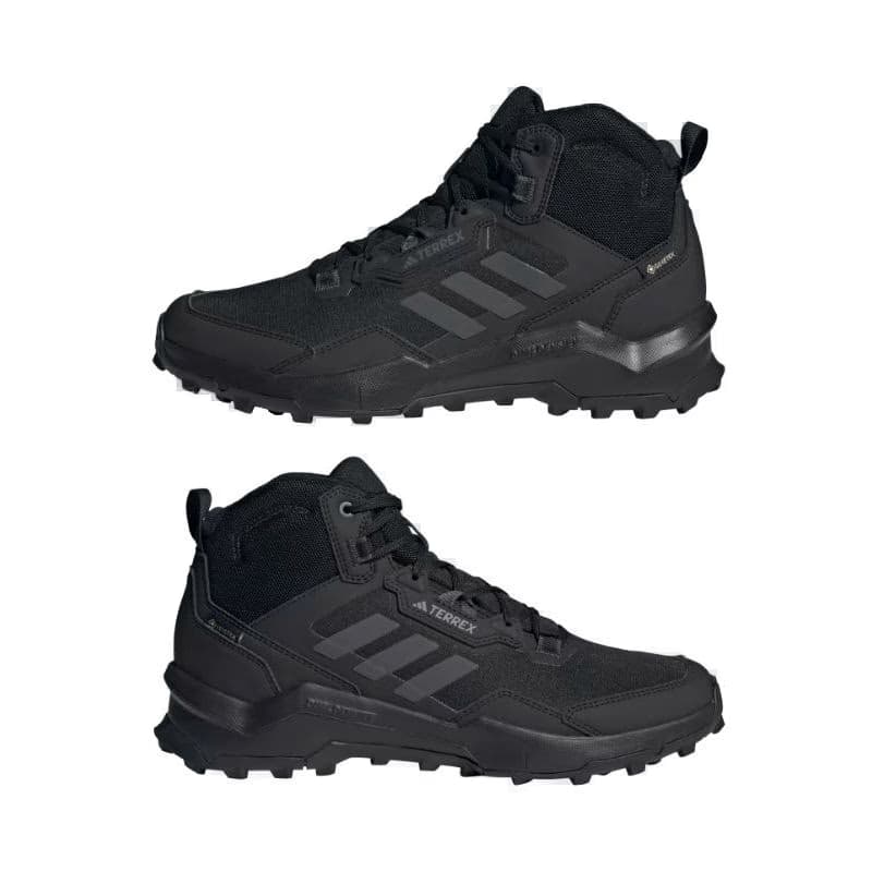 Pánska členková turistická obuv ADIDAS Terrex AX4 Mid Ms GTX core black carbon grey four 4