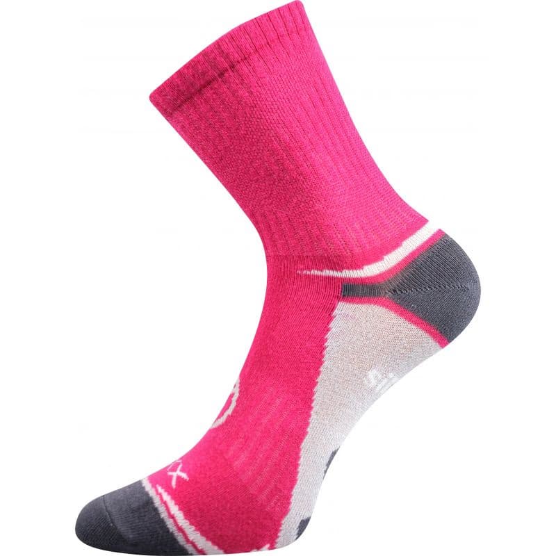 Dievčenské turistické ponožky VOXX 3 PACK-Optifanik 03-Pink Magenta Raspberry 3