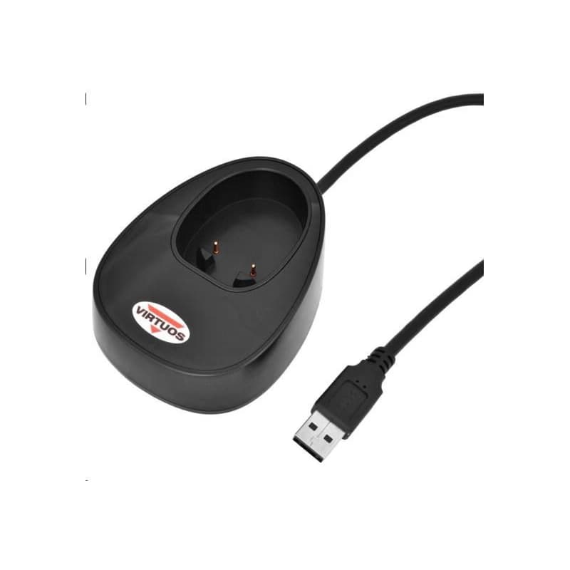 Virtuos CCD 2D čítačka Virtuos HW-855A, bezdrôtová, základňa, USB, čierna 6