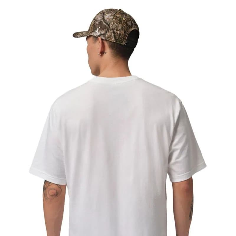 Pánske tričko s krátkym rukávom NIKE M JORDAN BRK STEEL GFX SS CREW-White 2